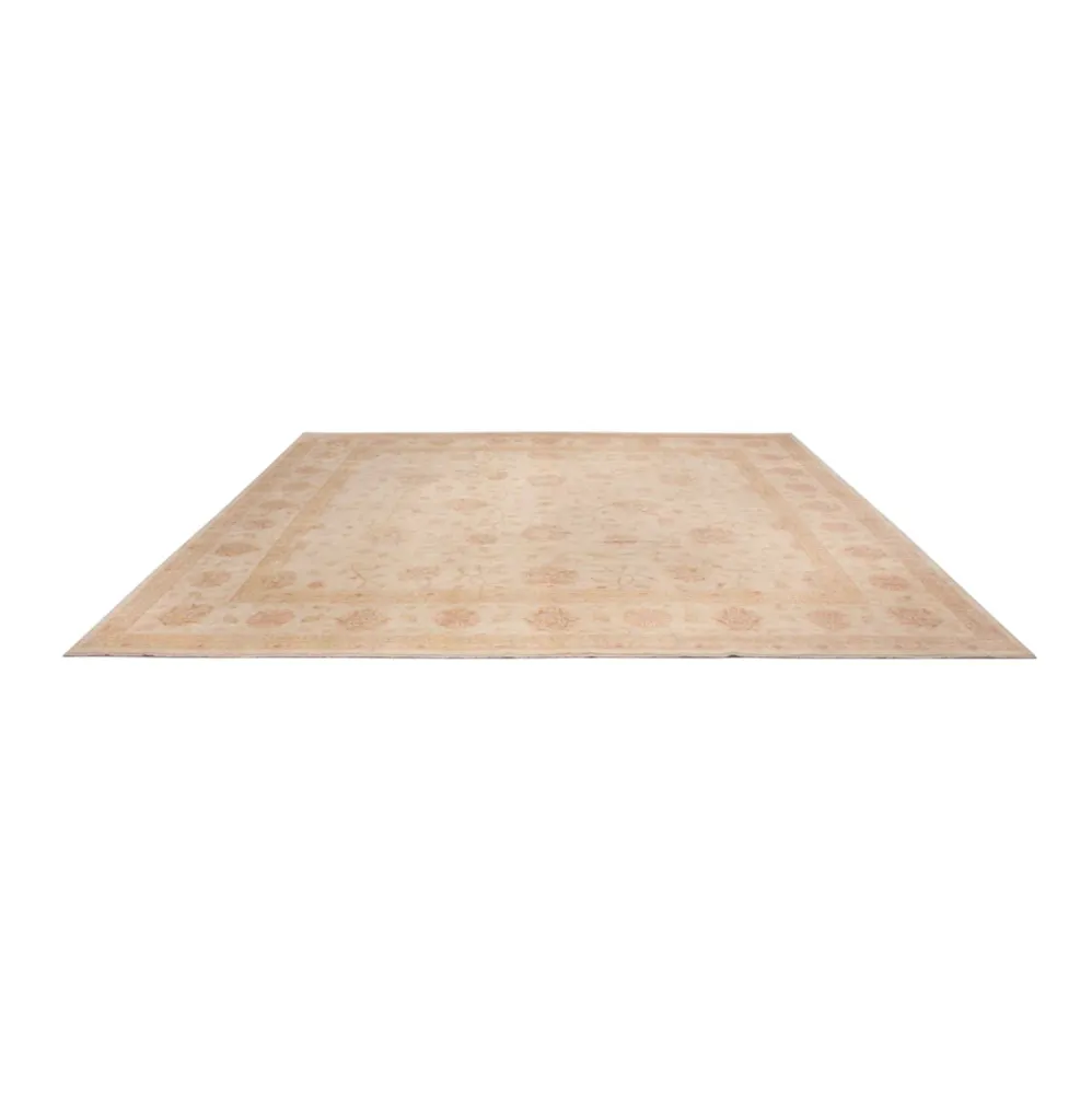 Ziegler Teppich quadratisch - 393 x 398 cm - beige