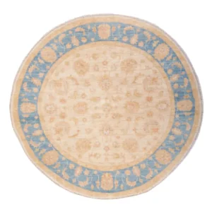 Ziegler Teppich rund - 149 x 145 cm - beige