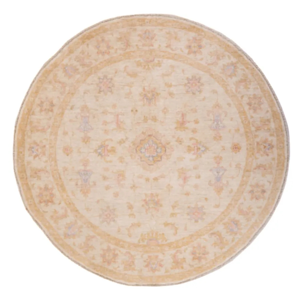 Ziegler Teppich rund - 150 x 147 cm - beige