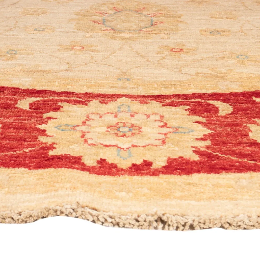 Ziegler Teppich rund - 200 x 178 cm - beige