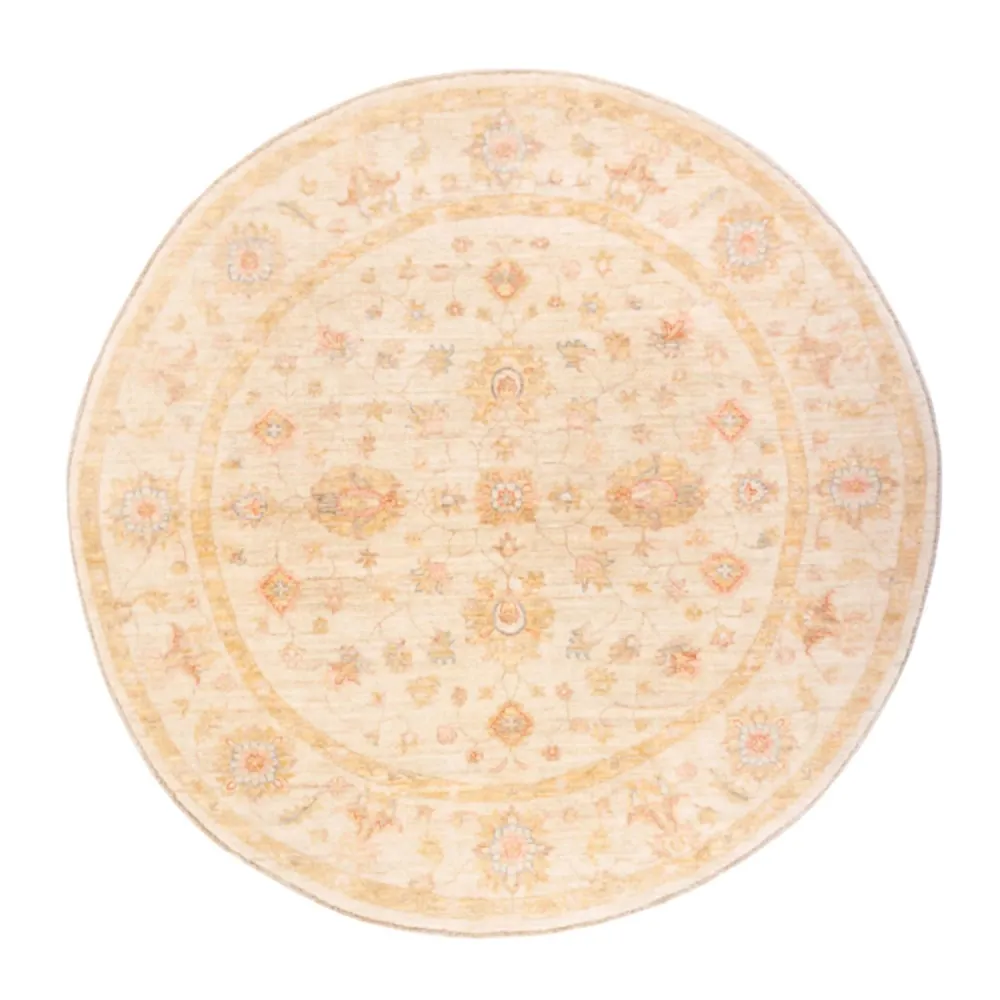 Ziegler Teppich rund - 200 x 198 cm - beige
