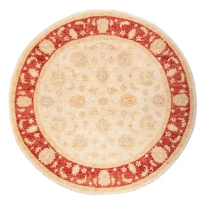 Ziegler Teppich rund - 201 x 198 cm - beige