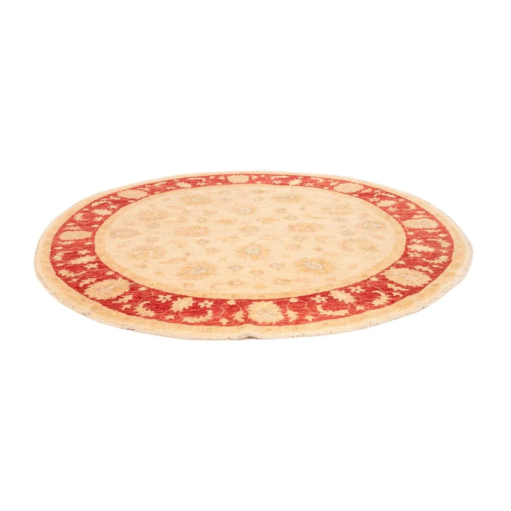 Ziegler Teppich rund - 201 x 198 cm - beige