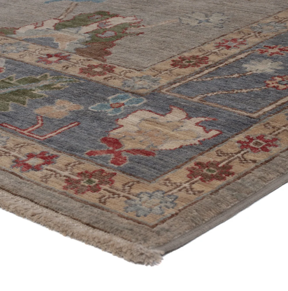 Ziegler Teppich - Usak - 200 x 149 cm - dunkelbeige