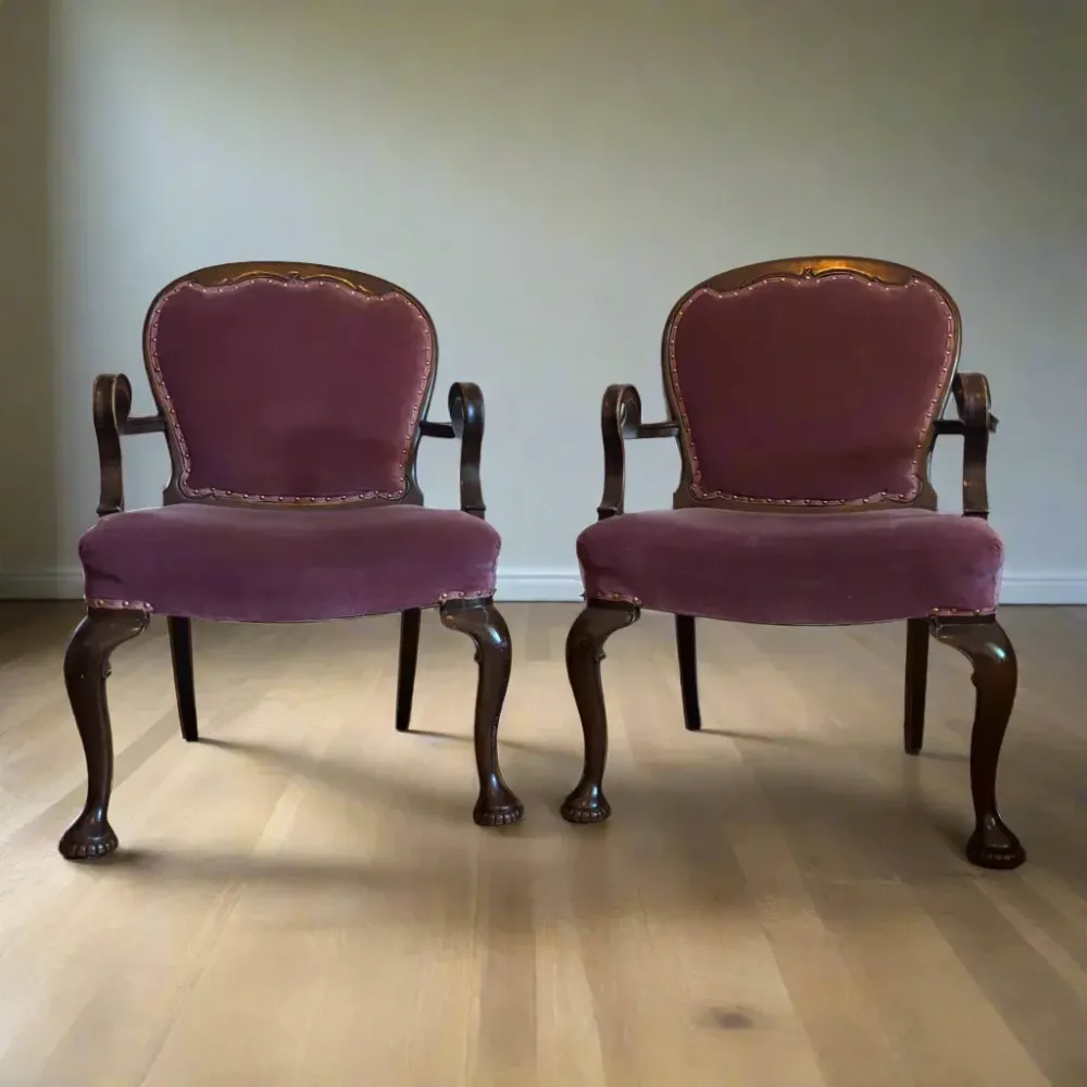 2 antike Sessel | England 19. Jahrhundert