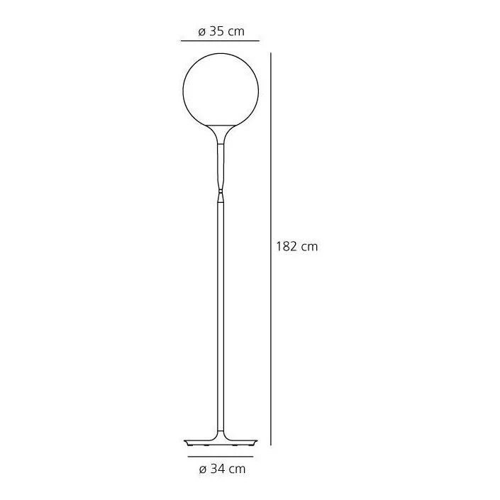 Artemide - Stehleuchte Castore Terra 35