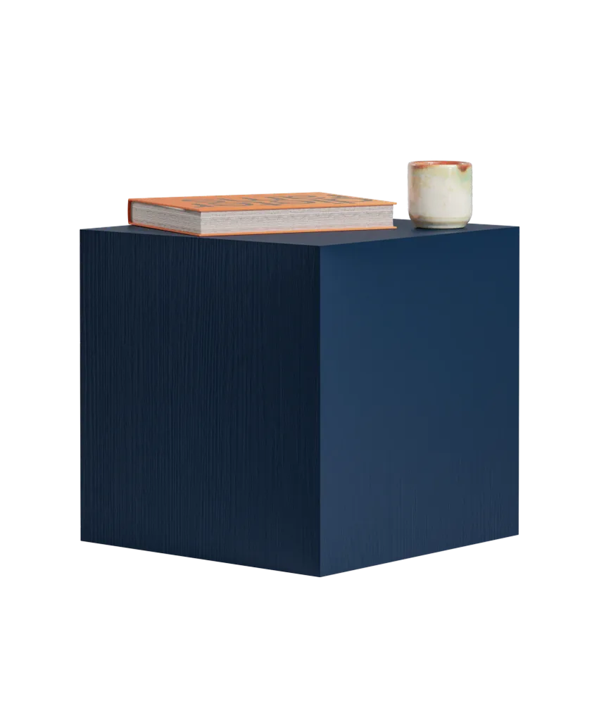 Beistelltisch CUBE kobaltblau
