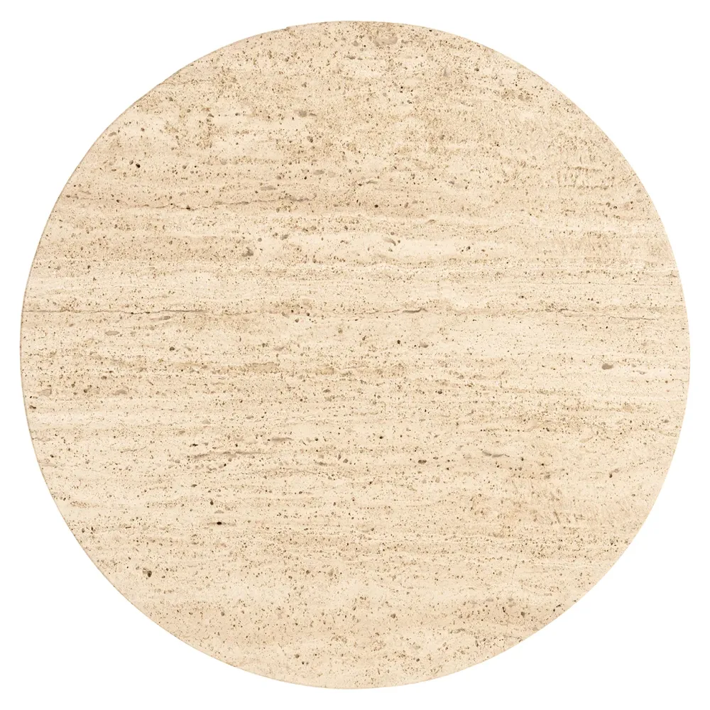 Beistelltisch Hampton 45Ø (Dark brown)