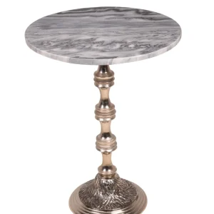 Beistelltisch HIMAL Marmortisch Alutisch runder Tisch elegant Interia Home & Living