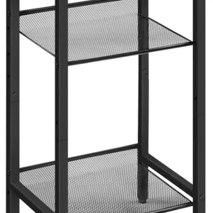 Beistelltisch mit verstellbaren Gitterablagen 38 x 28 x 74