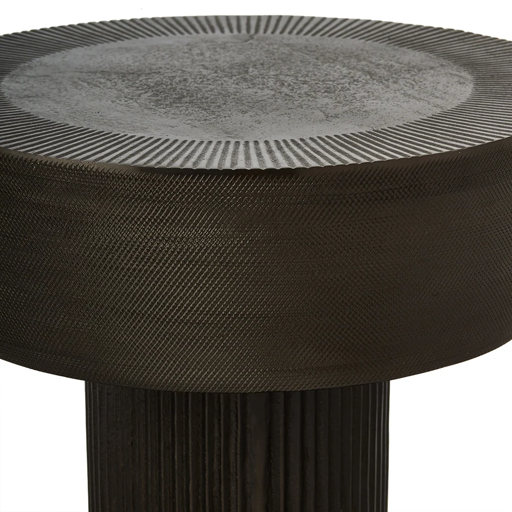 Beistelltisch/Hocker NUT STOOL dunkelgrau