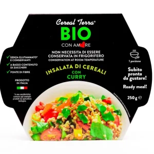 BÖHNENSALAT MIT GEMÜSE UND CURRY BIO 200 g - TERRA