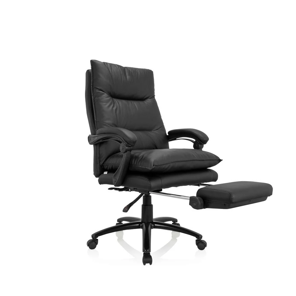 B-Ware My Buero Chefsessel Relax Cl 200 Mit Fußablage Pu Schwarz Sessel Stuhl Siehe Text