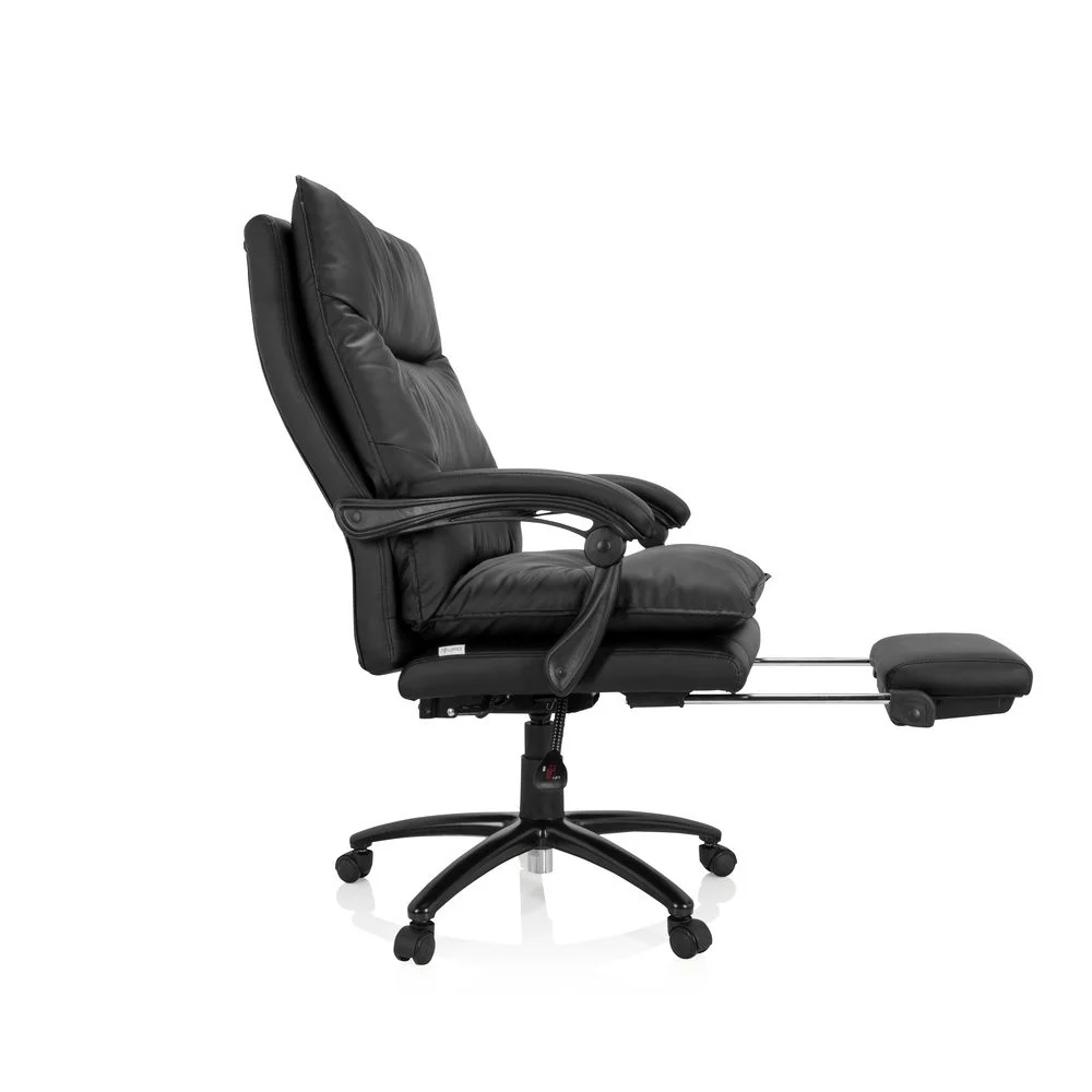 B-Ware My Buero Chefsessel Relax Cl 200 Mit Fußablage Pu Schwarz Sessel Stuhl Siehe Text