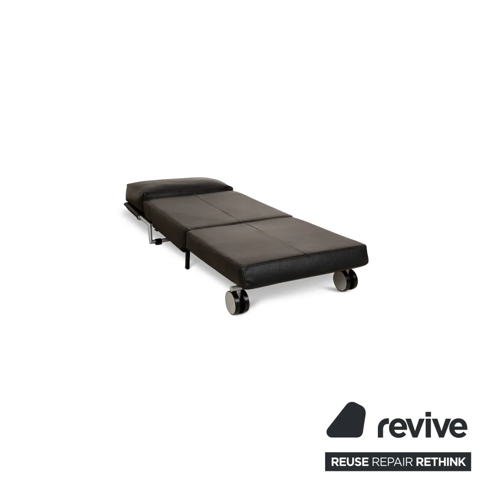 Cor Trinus Leder Sessel Schwarz manuelle Funktion