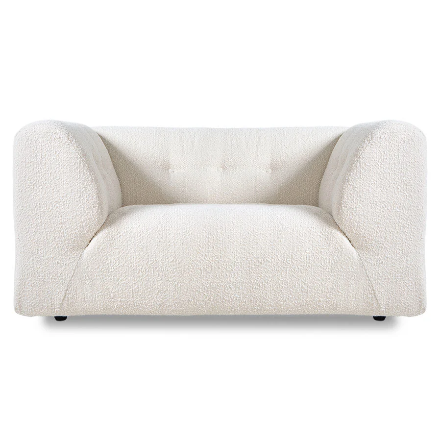 Couch Sessel Vint couch: element loveseat creme HK Living