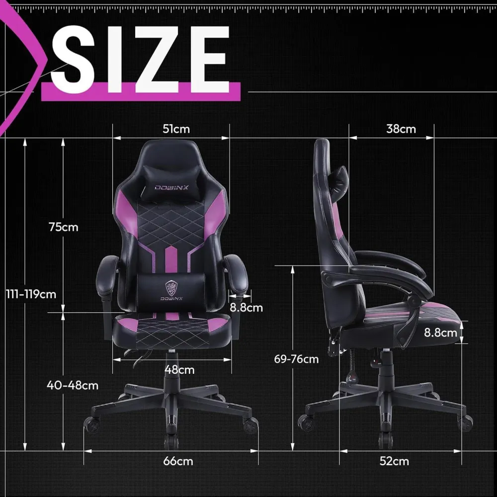 Dowinx Gaming Stuhl Racing Gamer Stuhl Ergonomischer Sessel