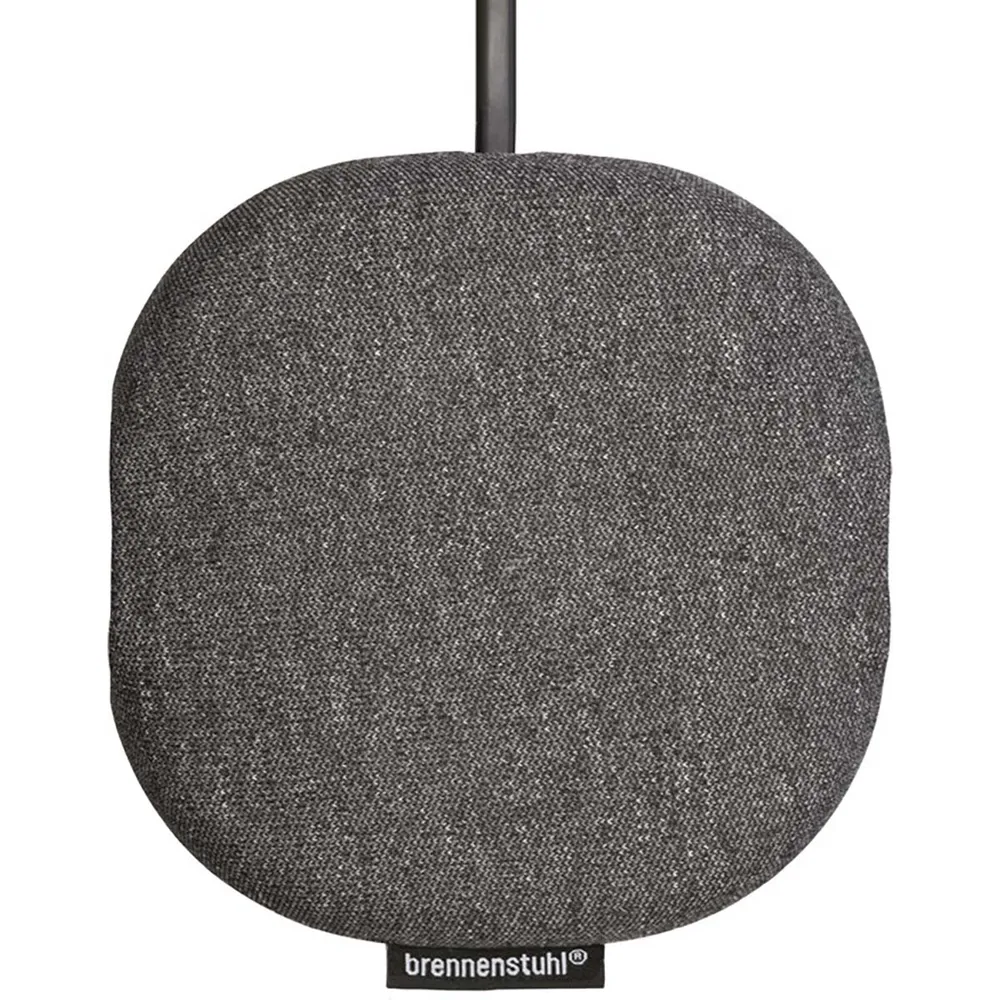 Estilo Ladestation mit Textiloberfläche (Möbel-Steckdose mit 1x Euro-Steckdose und 2x USB-Charger, inklusive Klettkabelbin...