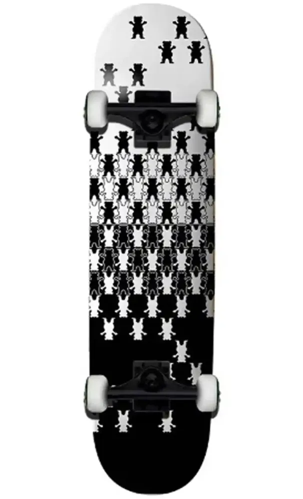 Grizzly Optical Illusion 8.25 Complete Skateboard