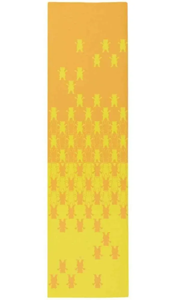 Grizzly Optical Illusion Griptape Gelb