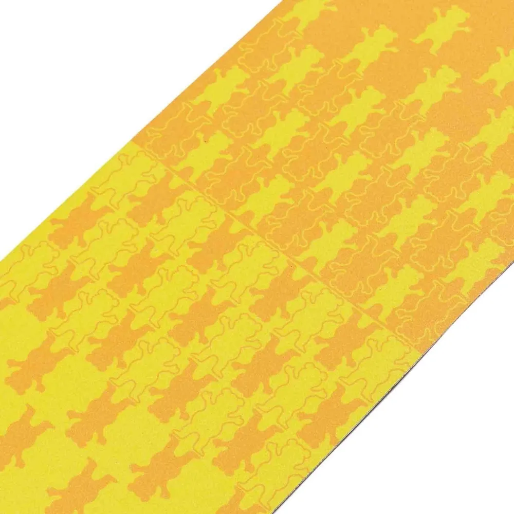Grizzly Optical Illusion Griptape Gelb
