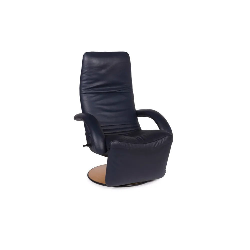 Jori Leder Sessel Blau Relaxfunktion Funktion #11822