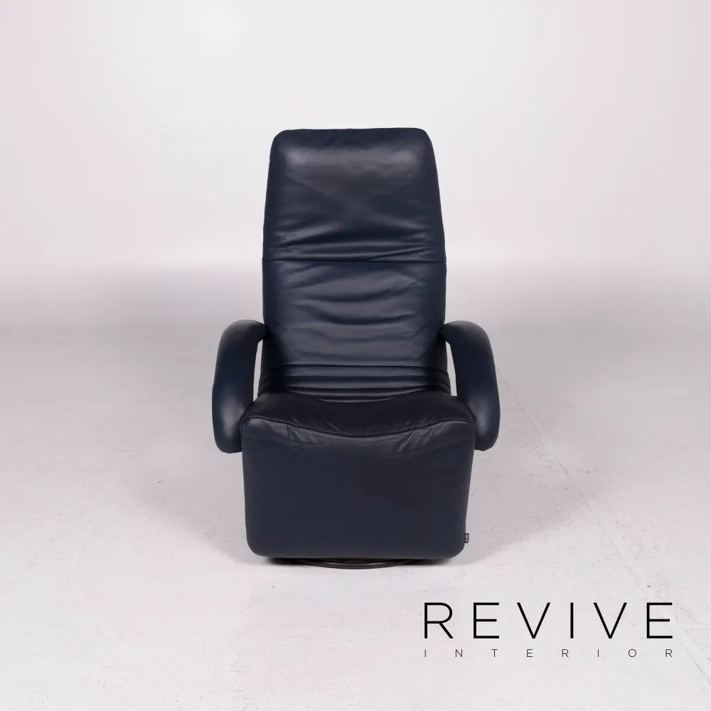 Jori Leder Sessel Blau Relaxfunktion Funktion #11822