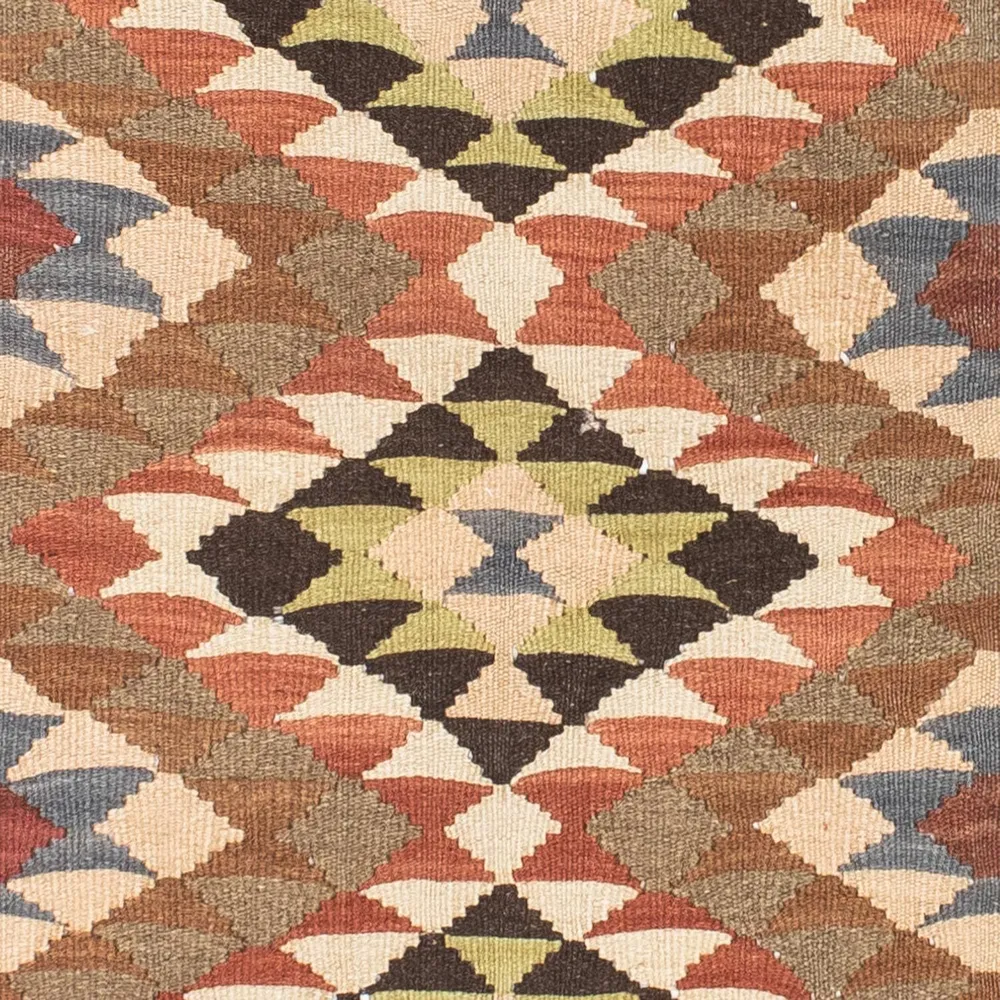 Kelim Teppich - Oriental 207 x 85 cm - hellbraun