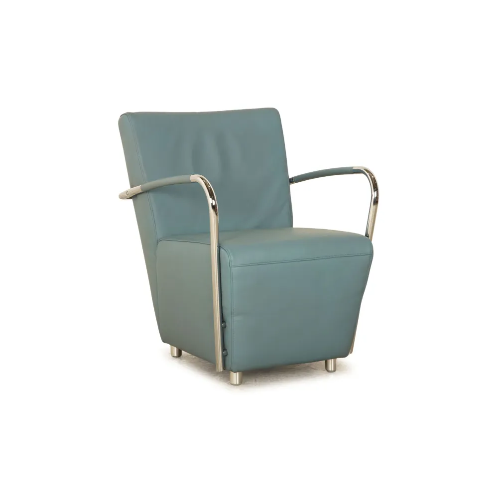 Koinor Goya Leder Sessel Blau