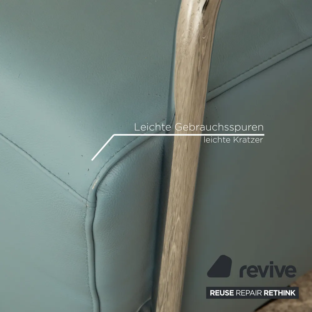 Koinor Goya Leder Sessel Blau