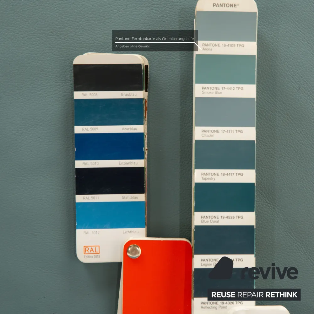 Koinor Goya Leder Sessel Blau