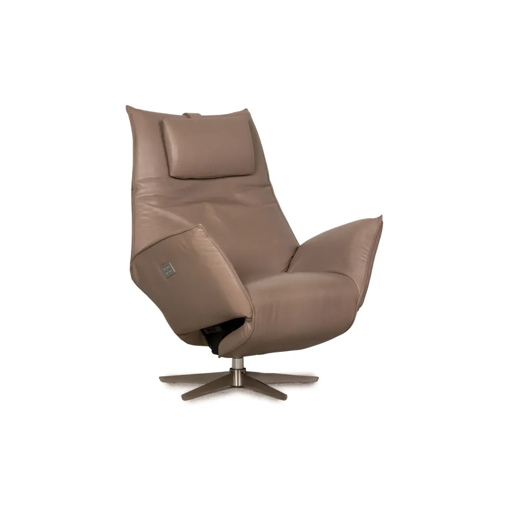 Koinor Safira Leder Sessel Beige elektr. Funktion