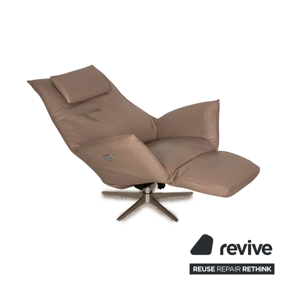 Koinor Safira Leder Sessel Beige elektr. Funktion
