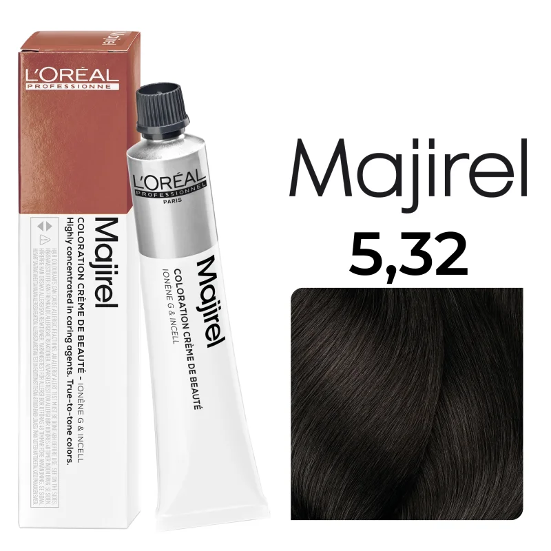 L'Oréal Professionnel MAJIREL 5,32 HELLBRAUN GOLD IRISÉ, 60 ml