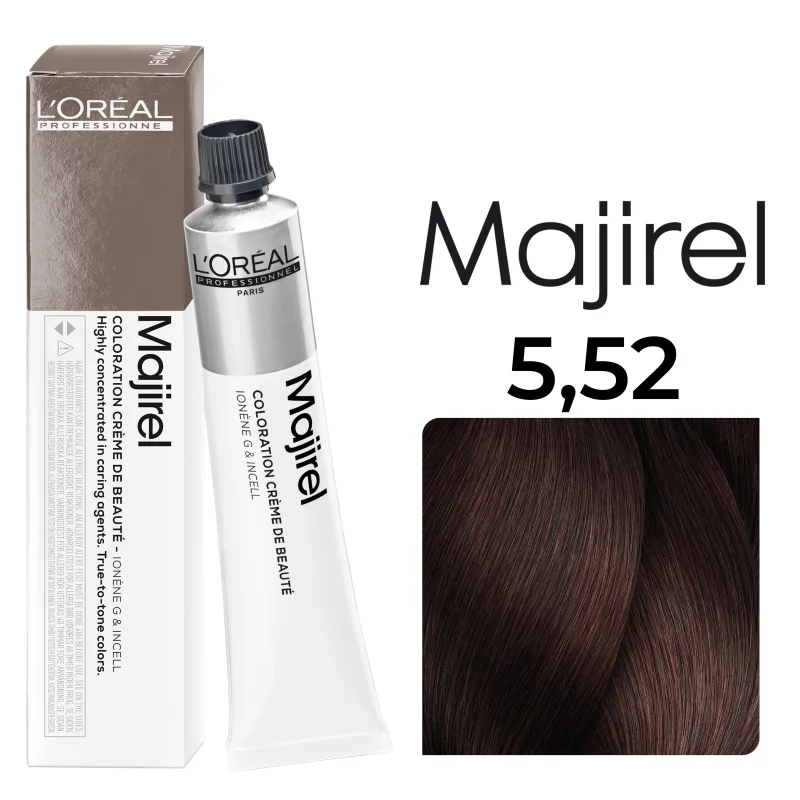 L'Oréal Professionnel MAJIREL 5,52 HELLBRAUN MAHAGONI IRISÉ, 60 ml