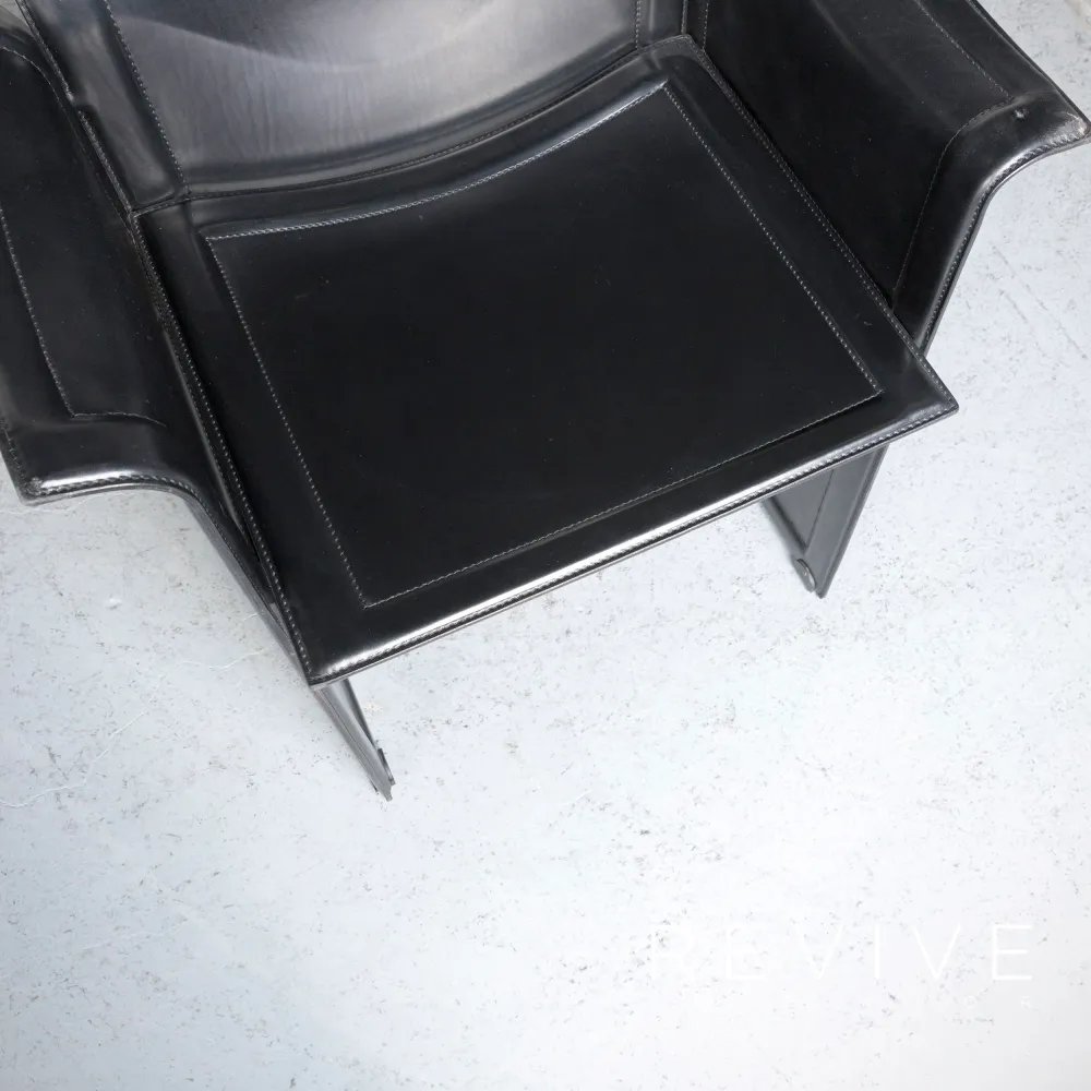 Matteo Grassi Korium Designer Sessel Couchtisch Garnitur Leder Glas Tisch Glastisch #7190