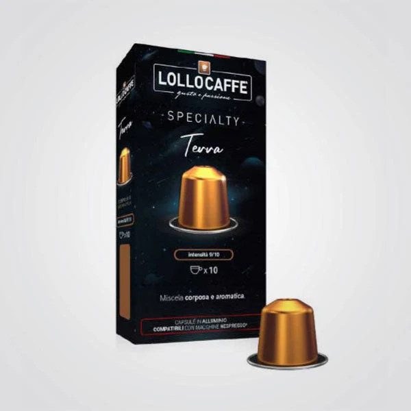 Nespresso-kompatible Kaffeekapseln LOLLO TERRA 100cps