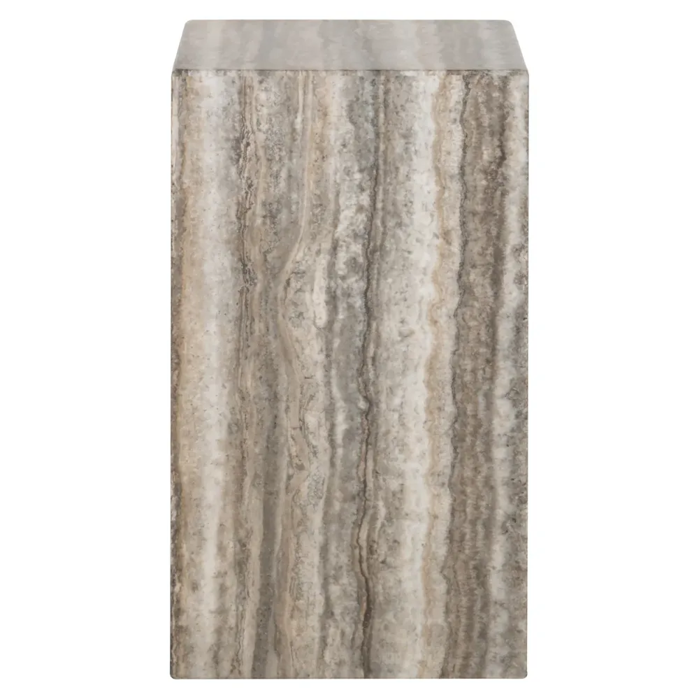Richmond Interiors Marmor Beistelltisch Dulce | Grau