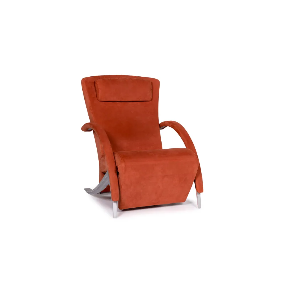 Rolf Benz 3100 Stoff Sessel Orange Relaxfunktion Funktion #10630