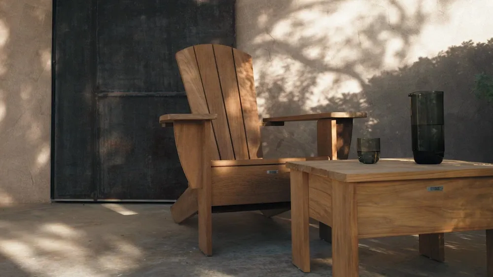 Royal Botania New England Sessel Adirondack Lounge Teakholz