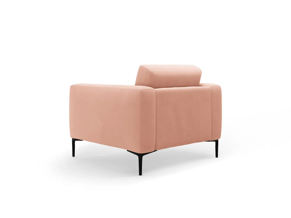 Samt Sessel BEMY rosa