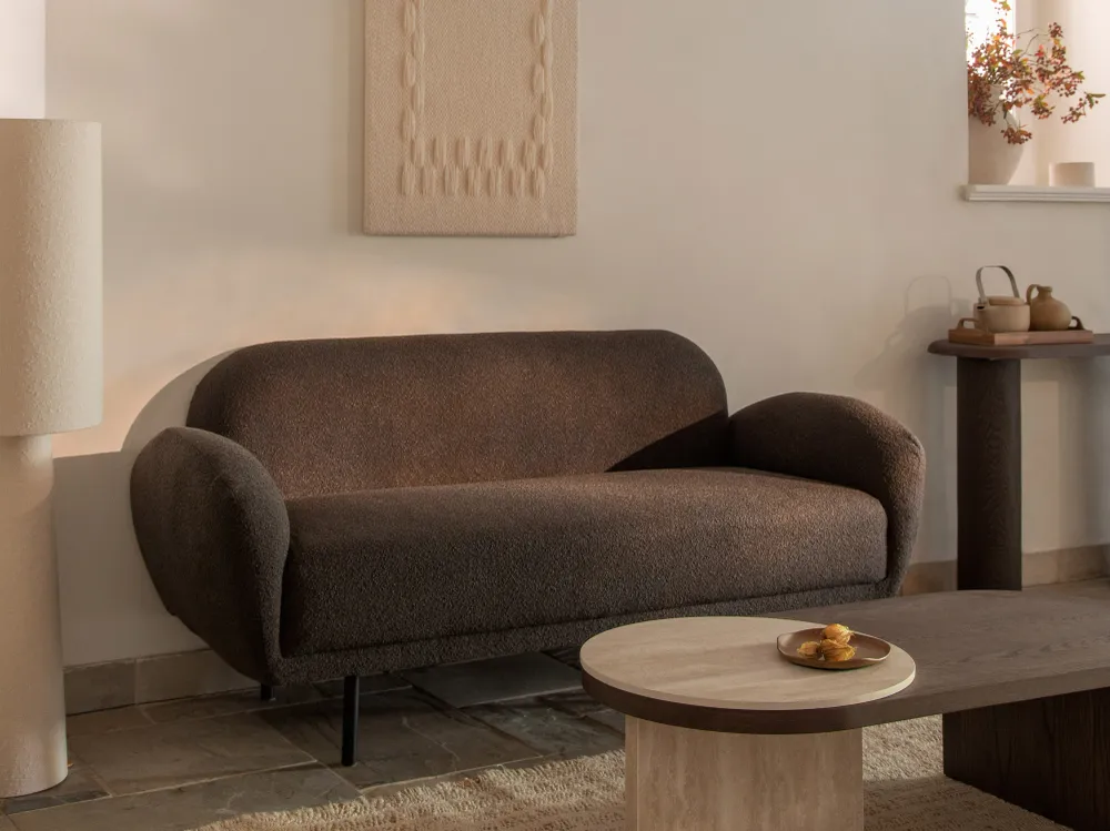 Samt Sessel POPPY hellgrau