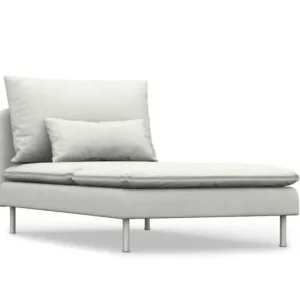 SÖDERHAMN IKEA Chaiselongue-Bezug - Pure French Linen Glacier Gray