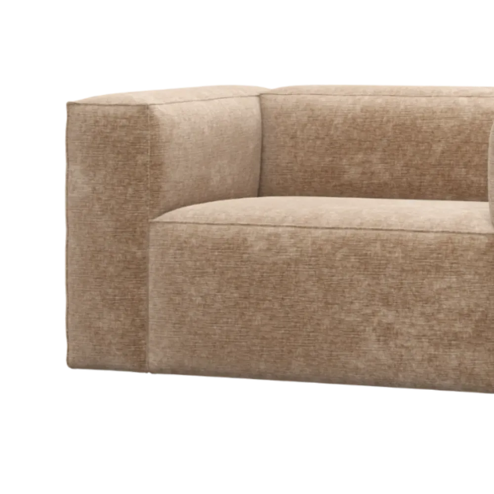 Sessel BEAN blassrosa Chenille