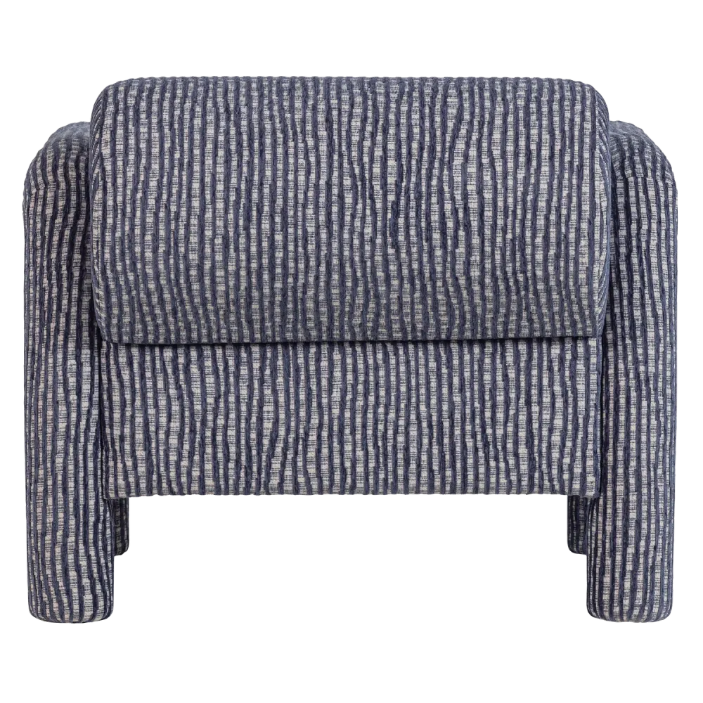 Sessel LENNY grau mit Blau