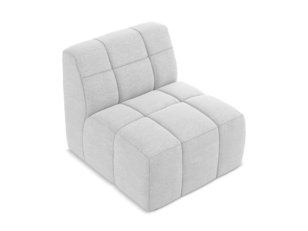 Sessel / Modul ALOHA silberner Boucle