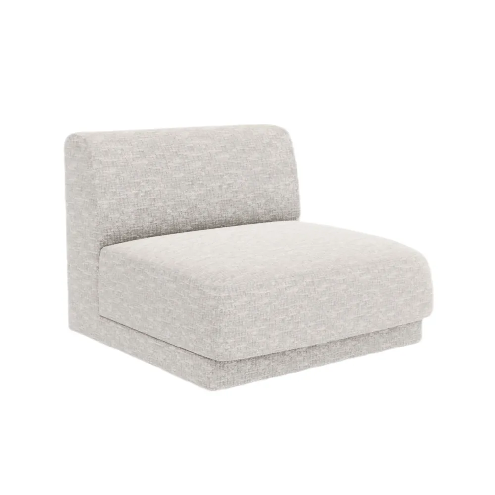 Sessel / Modul MILEY graues Chenille