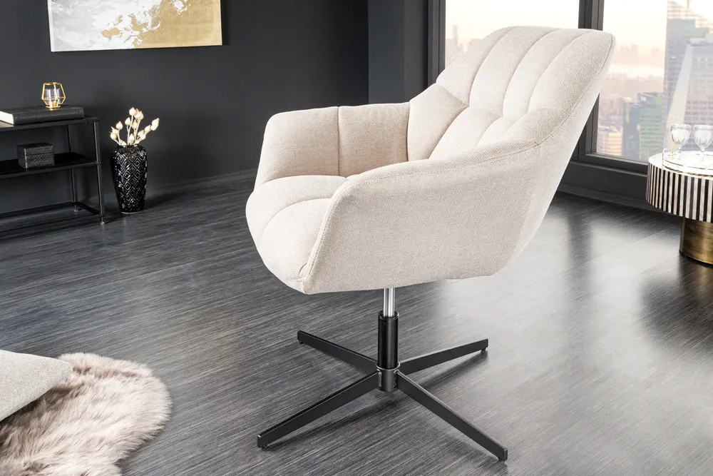 Sessel Monarch 80-90cm champagner beige
