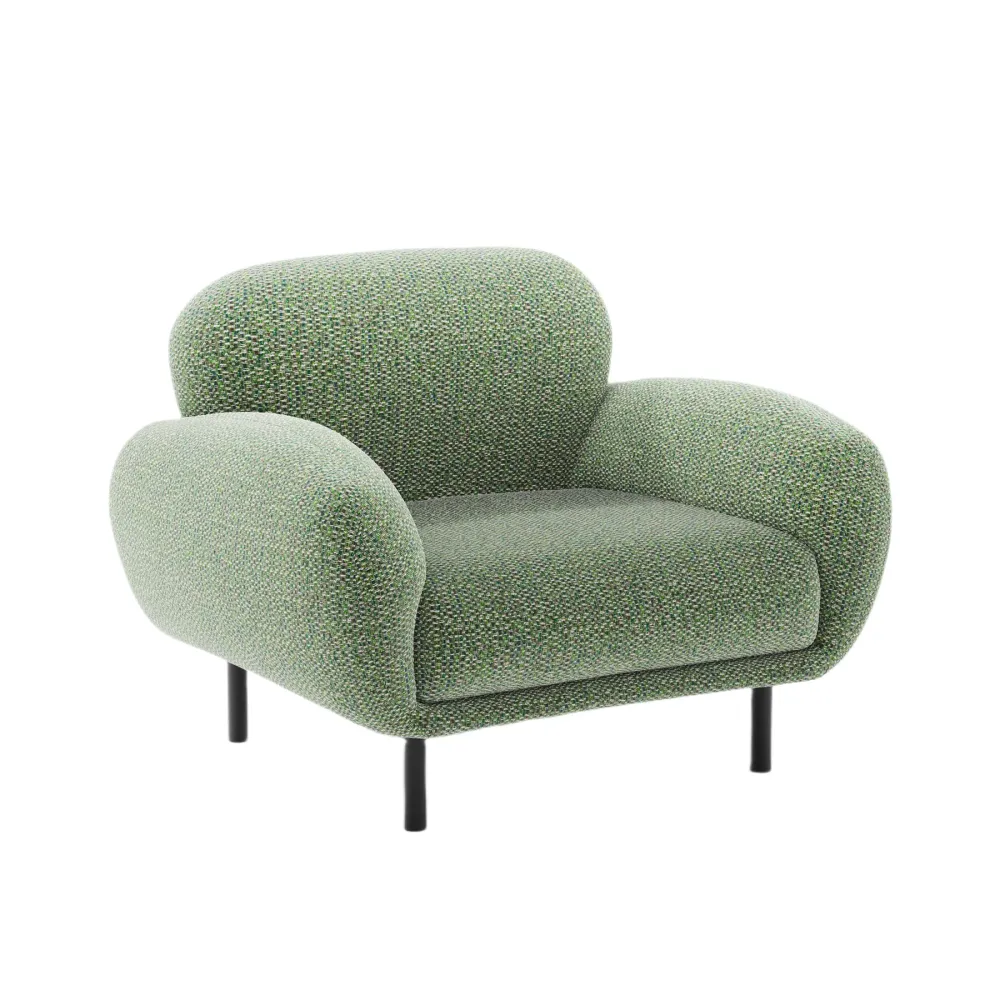 Sessel POPPY grün Chenille