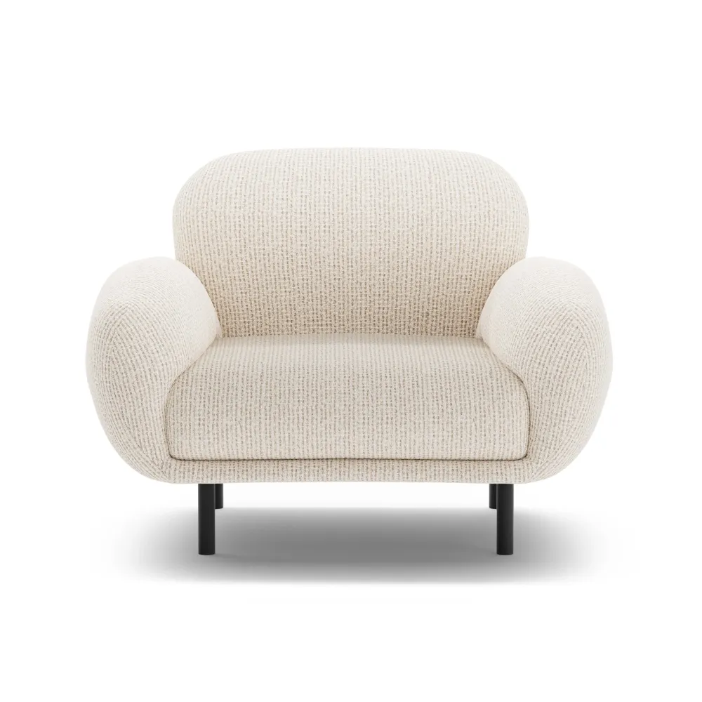 Sessel POPPY hellbeige Chenille
